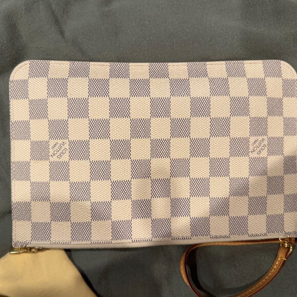 Louis Vuitton Neverfull Damier Azur MM Tote Bag - Picture 9 of 11